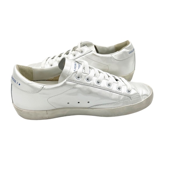 Golden Goose Super Star Pearlized Leather Upper with Embroidery SIZE 37 - Picture 5 of 10